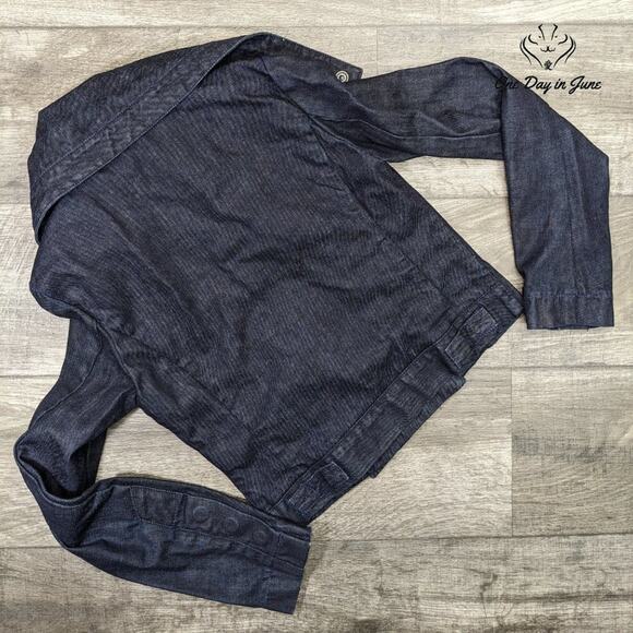 Adriano Goldschmied Snap Front Denim Jacket Size S - Picture 4 of 4